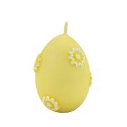 ŚWIECA MARGARETKA JAJKO MAŁE ŻÓŁTE 9CM