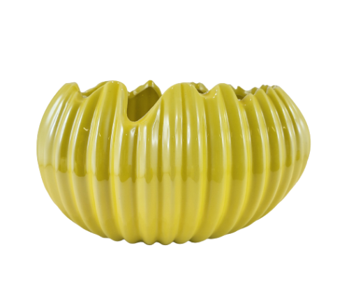 DONICZKA/OSŁONKA SKORUPKA ŻÓŁTA PERŁOWA 22X15X12 CM