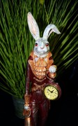 FIGURKA KRÓLIK ZAJĄC Z ZEGAREM 54 CM XXL