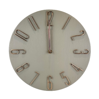 ZEGAR ŚCIENNY 30,5 CM MINIMALISTYCZNY NOWOCZESNY