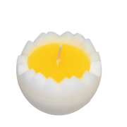 ŚWIECA JAJKO SKORUPKA ZAPACH! 5/7CM DUŻA ŻÓŁTA