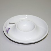 KIELISZEK PODSTAWKA NA JAJKO CERAMICZNA Z LAWENDĄ