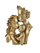 FIGURKA RODZINA ZŁOTA 30CM