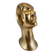FIGURKA GŁOWA TWARZ ZŁOTA 19CM