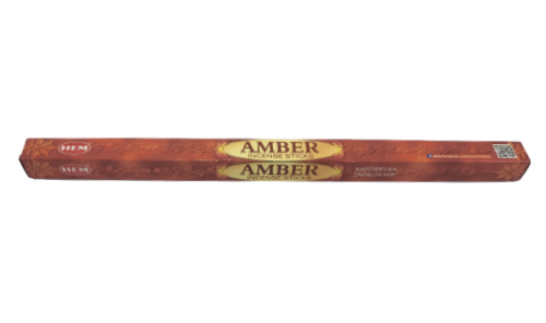 INDYJSKIE DŁUGIE KADZIDEŁKA ZAPACHOWE AMBER