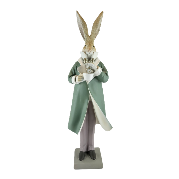 KRÓLIK ZAJĄC STOJĄCY 47,5/46,5CM -MIX DWA WZORY DO WYBORU