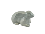 ZAJĄC CERAMICZNY LEŻĄCY ZIELONY