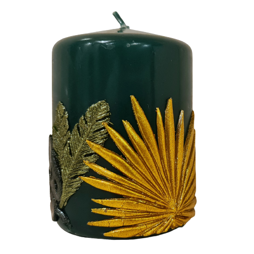 ŚWIECA PIEŃKOWA 100/70 NATURE LAKIER CH.ZIELEŃ