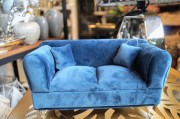 SZKATUŁKA NA BIŻUTERIE SOFA GRANATOWA