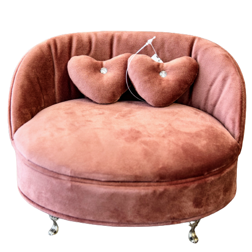SZKATUŁKA SOFA BRUDNY RÓŻ