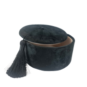 SZKATUŁKA OKRĄGŁA CZARNA