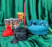 SZKATUŁKA OKRĄGŁA CZARNA
