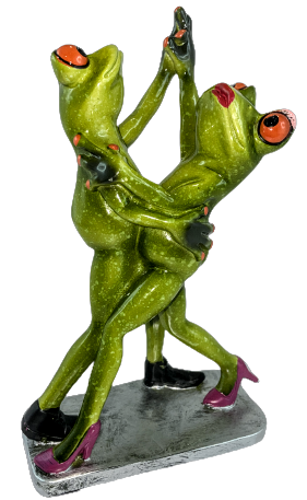 FIGURKA ŻABY TAŃCZĄCE