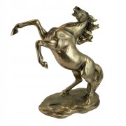 FIGURKA KOŃ STOJĄCY DĘBA ZŁOTO