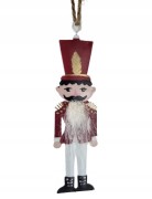 ZAWIESZKA METALOWY ŻOŁNIERZ DZIADEK DO ORZECHÓW