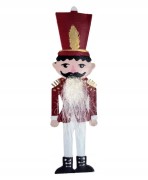 ZAWIESZKA METALOWY ŻOŁNIERZ DZIADEK DO ORZECHÓW