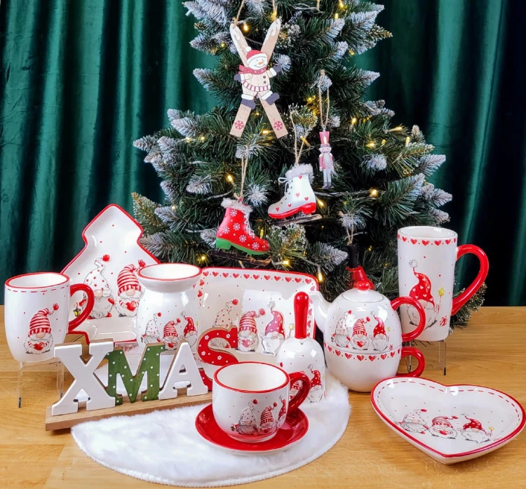 CERAMICZNY DZWONEK MIKOŁAJE KRASNALE ŚWIĘTA