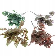 SZTUCZNA ROŚLINA MONSTERA MIX 4 KOLORY - 1 bukiet