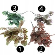 SZTUCZNA ROŚLINA MONSTERA MIX 4 KOLORY - 1 bukiet