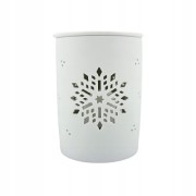 CERAMICZNY KOMINEK ZAPACHOWY NA OLEJKI ŚNIEŻYNKA