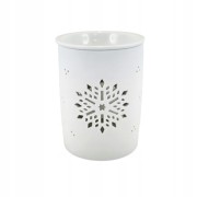 CERAMICZNY KOMINEK ZAPACHOWY NA OLEJKI ŚNIEŻYNKA