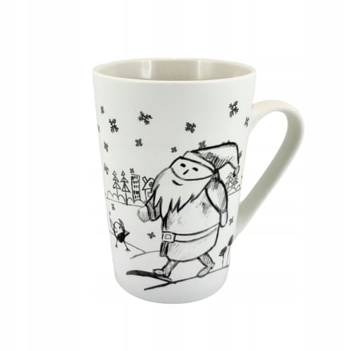 PORCELANOWY KUBEK Z MIKOŁAJEM 435 ML ŚWIĘTA