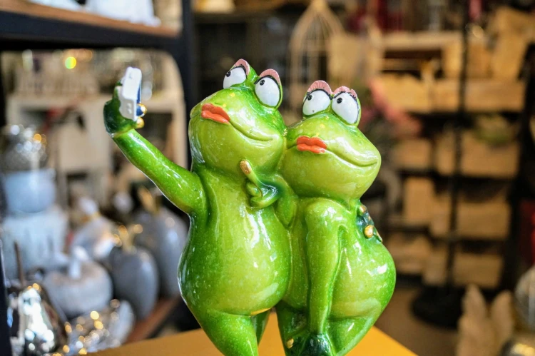 FIGURKA ŻABY ŻABA SELFIE PRZYJACIÓŁKI