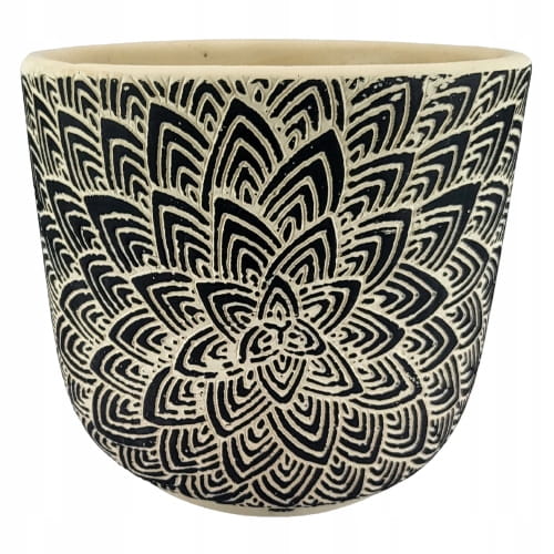 CEMENTOWA OSŁONKA DONICZKA WZORZYSTA