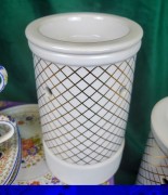 KOMINEK CERAMICZNY BIAŁY