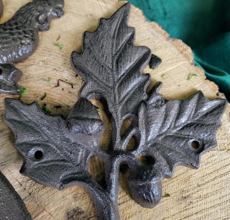 HACZYK PODWÓJNY ŻELIWNY LIŚCIE