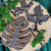 ŻELIWNA MATA GARNKOWA POD GARNEK MONSTERA BRĄZOWA