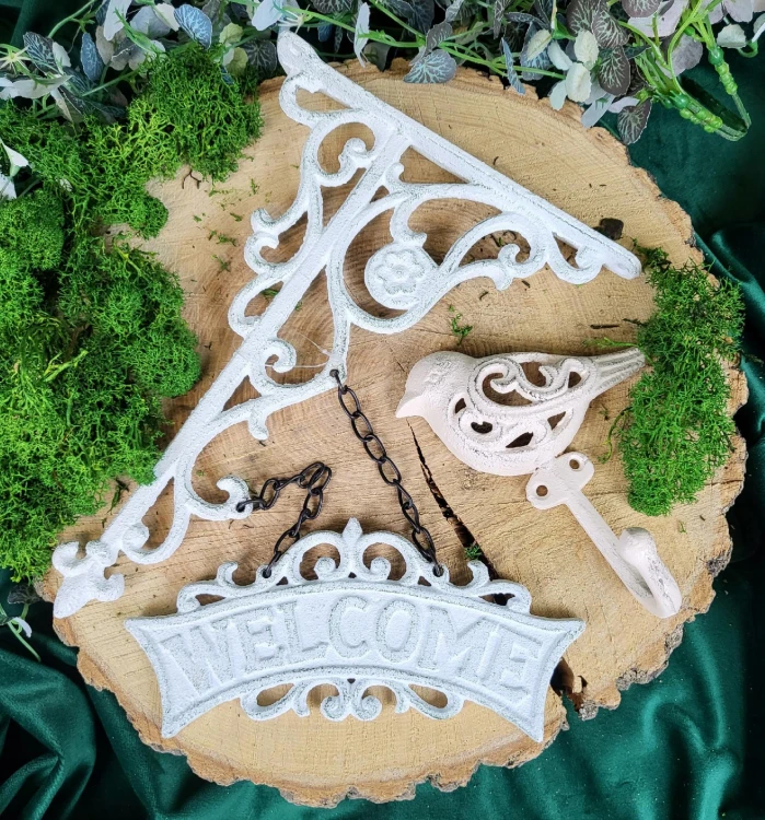 ŻELIWNY HAK PTAK KREMOWY