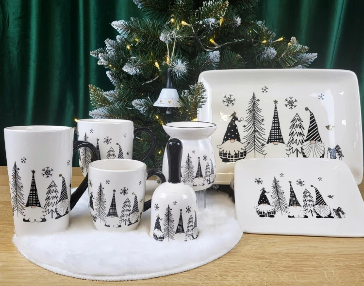 CERAMICZNY DZWONEK MIKOŁAJE KRASNALE ŚWIĘTA