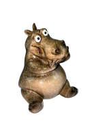 FIGURKA HIPOPOTAM 3 WZORY