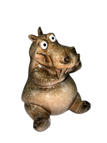 FIGURKA HIPOPOTAM 3 WZORY