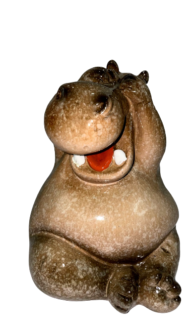 FIGURKA HIPOPOTAM 3 WZORY