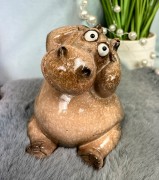 FIGURKA HIPOPOTAM 3 WZORY