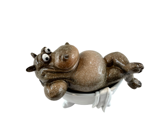 FIGURKA HIPOPOTAM W WANNIE