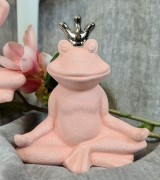 FIGURKA ŻABA JOGA RÓŻOWA