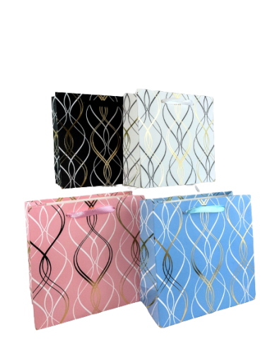 TOREBKA UPOMINKOWA MIX 4 WZORY XS 14,5X11,5X6CM
