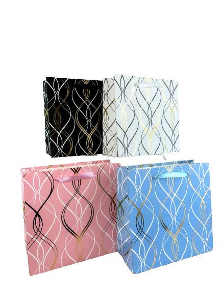 TOREBKA UPOMINKOWA MIX 4 WZORY XS 14,5X11,5X6CM