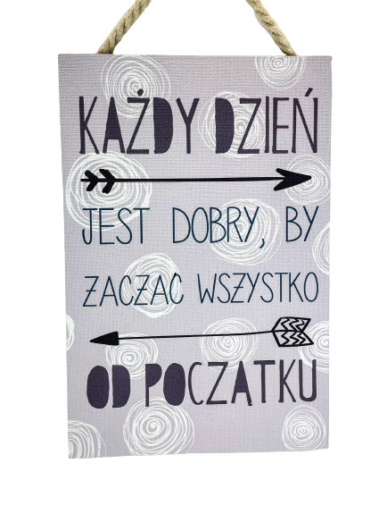TABLICZKA MOTYWACYJNA MDF 20X30CM MOTYWATOR