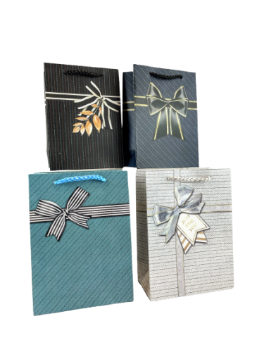 TOREBKA UPOMINKOWA MIX 4 WZORY XS 15,5X11,5X6CM
