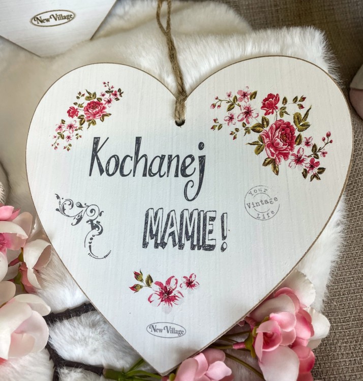 TABLICZKA DREWNIANA KOCHANEJ MAMIE