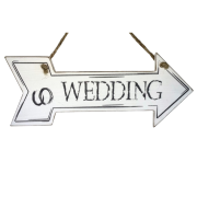TABLICZKA DREWNIANA DROGOWSKAZ ŚLUB WEDDING