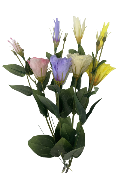 KWIATY SZTUCZNE EUSTOMA POJEDYNCZA MIX