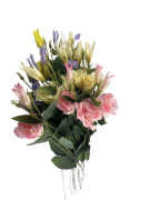 KWIATY SZTUCZNE EUSTOMA POJEDYNCZA MIX