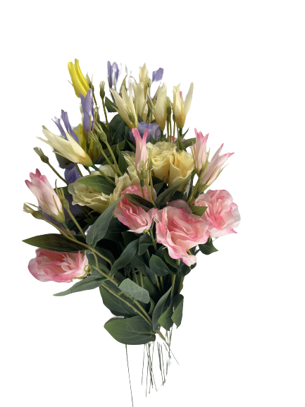 KWIATY SZTUCZNE EUSTOMA POJEDYNCZA MIX
