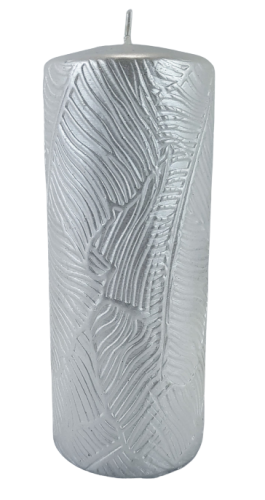 ŚWIECA TIVANO WALEC 17,5X7CM BIAŁY
