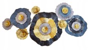 DEKORACJA ŚCIENNA MAXI KWIATY 135,9x68,6x8,3cm